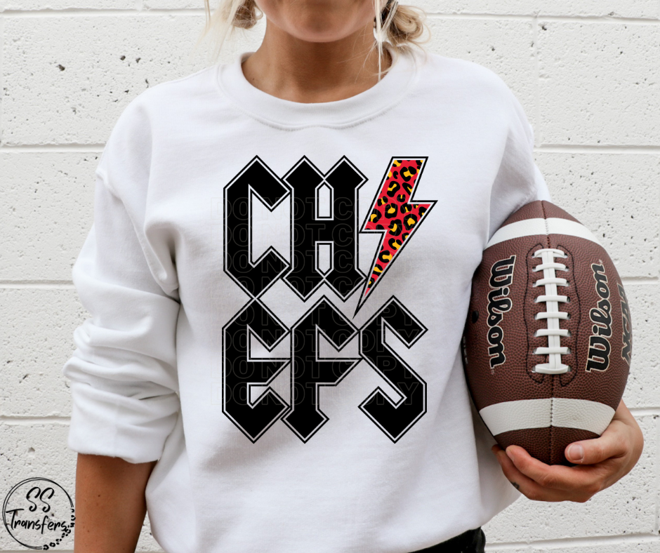 Lightening Bolt KC (Multiple Options) DTF Transfer