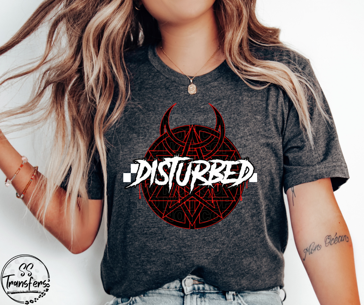 Disturbed DTF Transfer