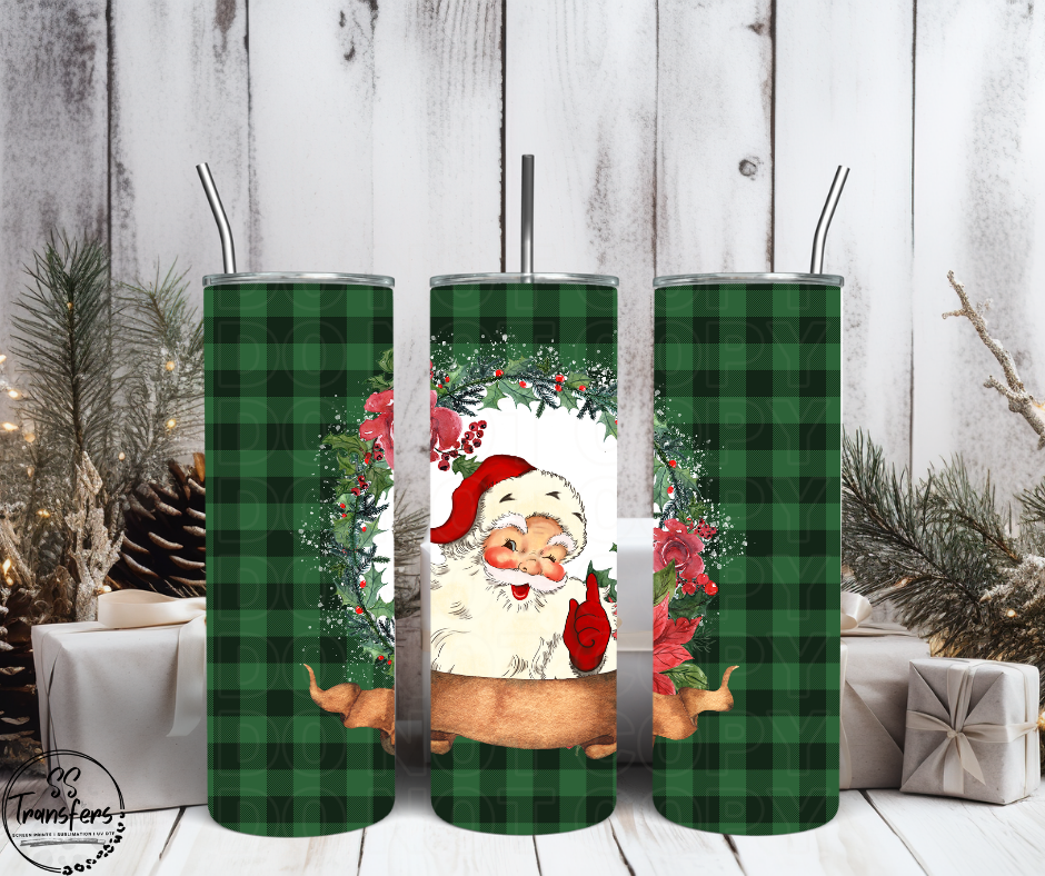Vintage Santa (Multiple Options) Sub Tumbler Transfer