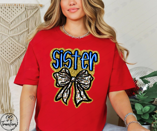 Infinity Symbol Bow Autism Names (Multiple Choices) DTF Transfer