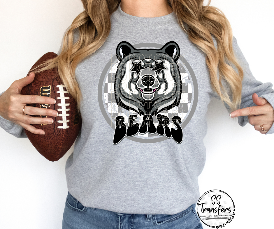 Preppy Checkered Mascots (Multiple Teams) DTF Transfer