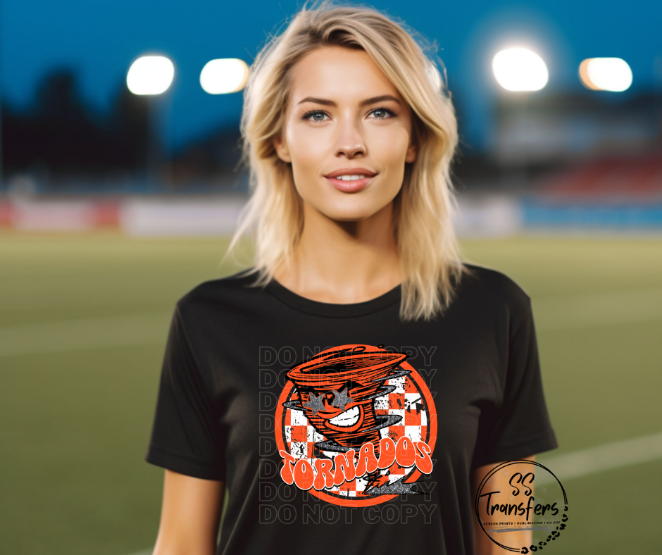 Preppy Checkered Mascots (Multiple Teams) DTF Transfer