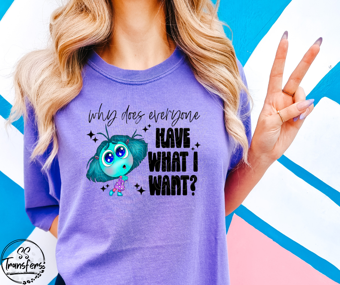Inside Out Friends Sayings DTF Transfer