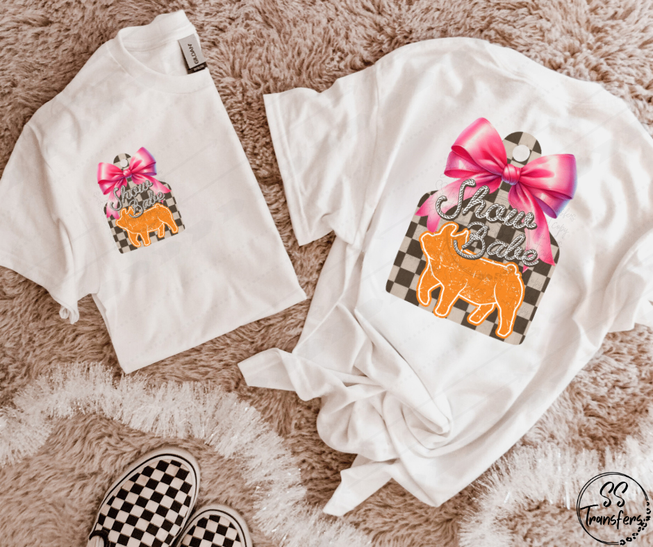 Show Babe (pocket included, multiple animals) DTF Transfer