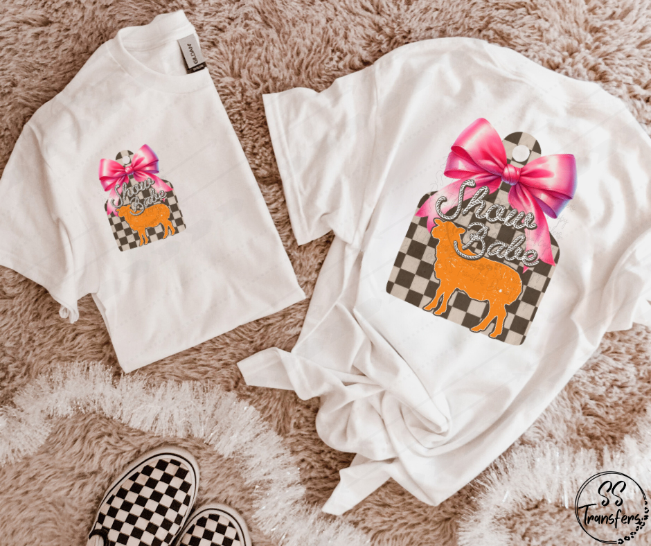 Show Babe (pocket included, multiple animals) DTF Transfer