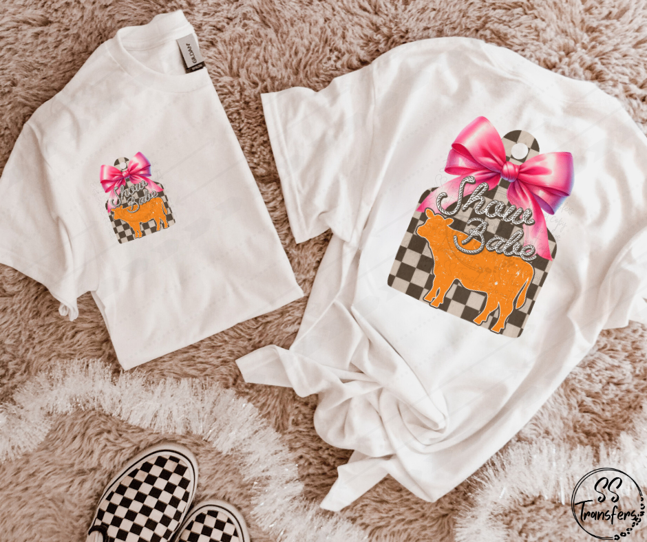Show Babe (pocket included, multiple animals) DTF Transfer