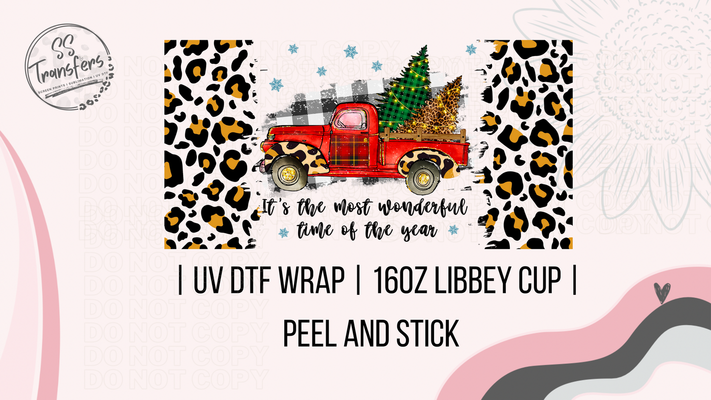Most Wonderful Time Libbey UV Wrap