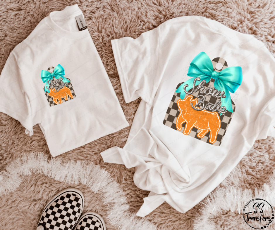 Show Babe (pocket included, multiple animals) DTF Transfer
