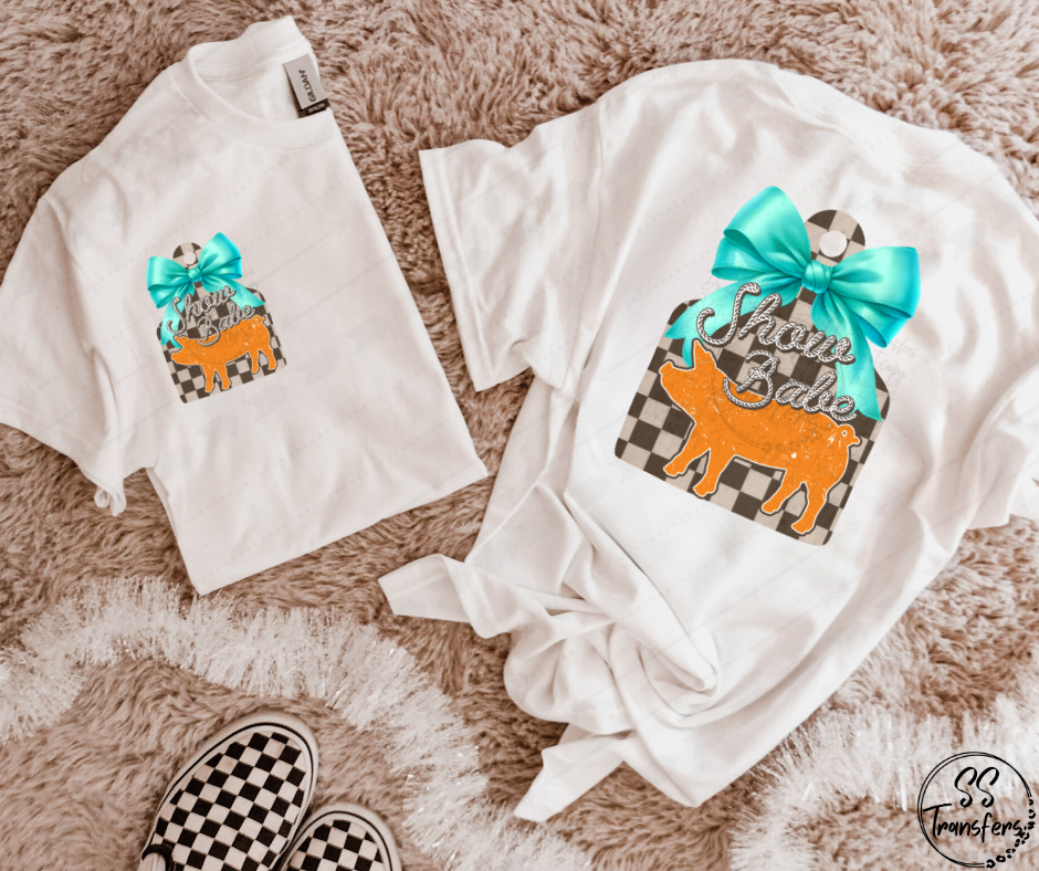 Show Babe (pocket included, multiple animals) DTF Transfer