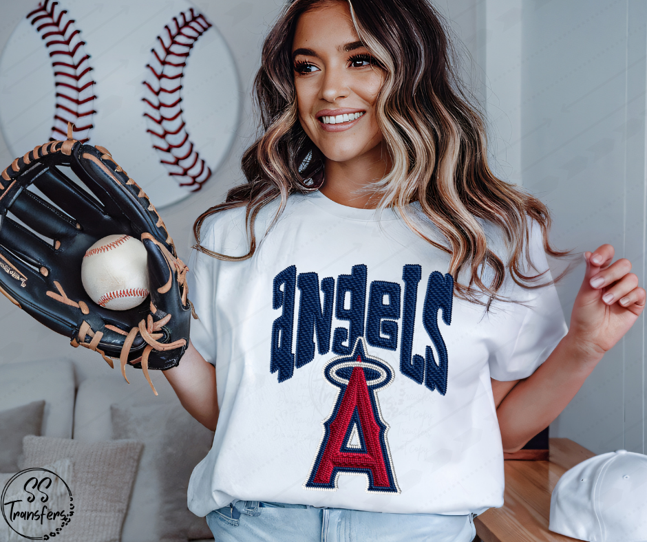 Pro Baseball Faux Embroidered (All Pro Teams Avail.) DTF Transfer
