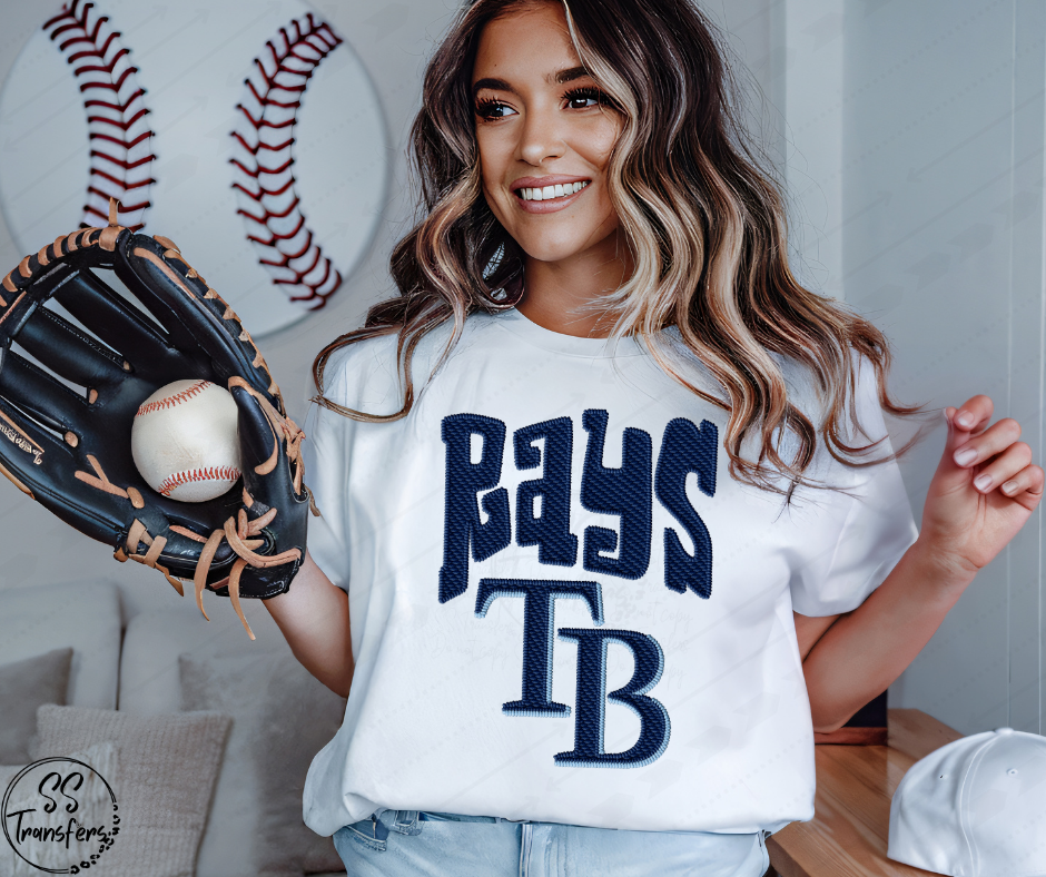 Pro Baseball Faux Embroidered (All Pro Teams Avail.) DTF Transfer