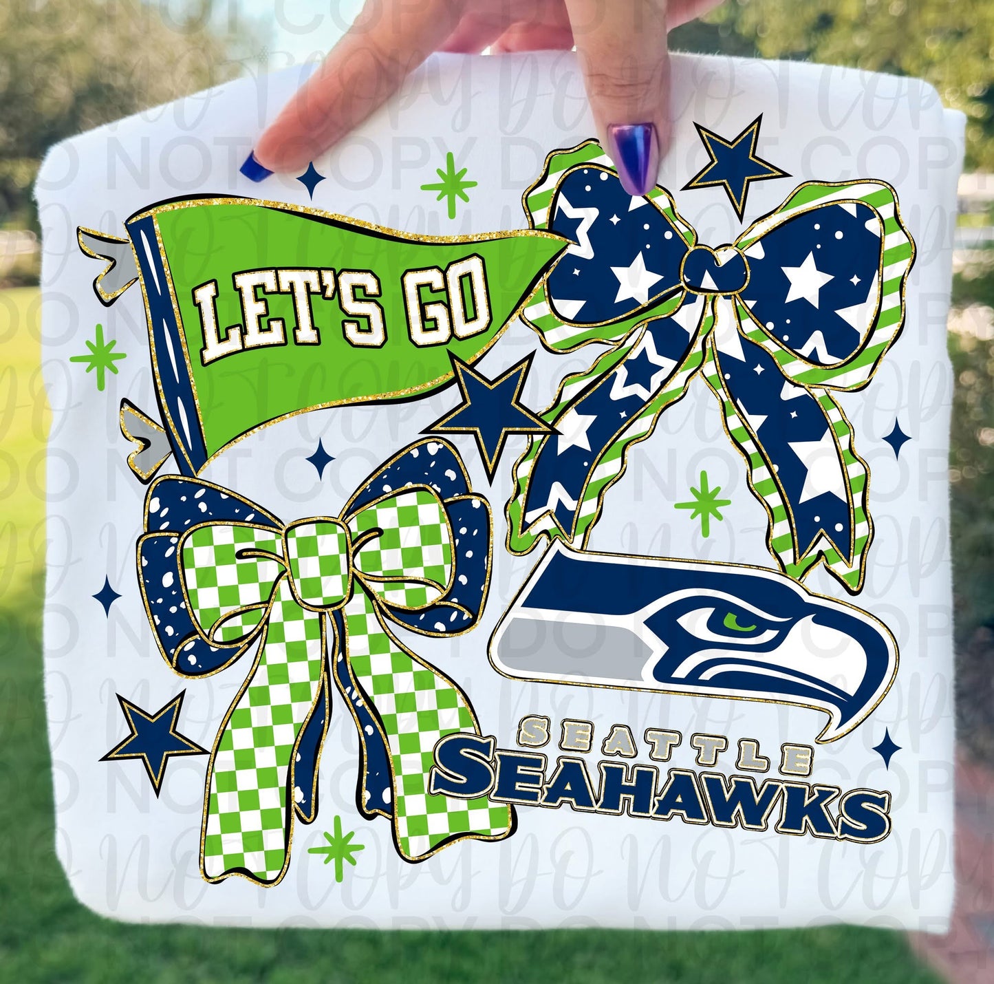 Let's Go Bows Pro (All Teams Avail.) DTF Transfer