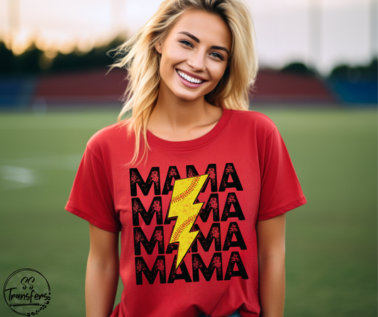 Stacked Sport Mama (Multiple Options) DTF Transfer