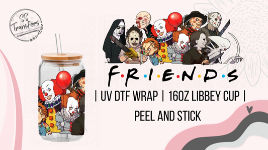 Spooky Companions Libbey UV Wrap