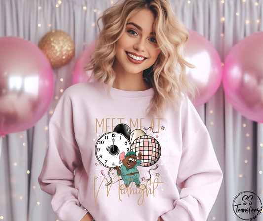Meet Me At Midnight Mouse DTF Transfer
