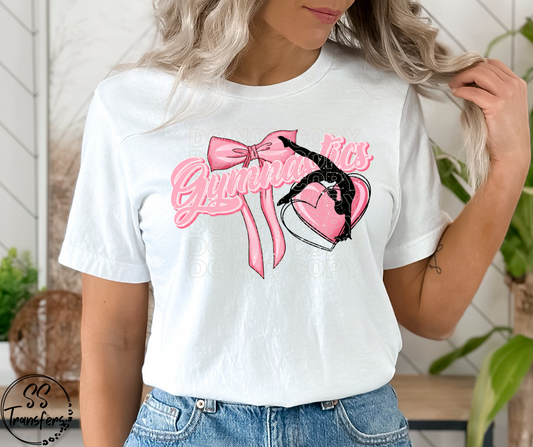 Pink Bow Sports (Multiple Options) DTF Transfer