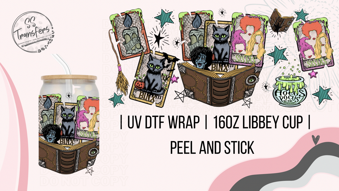 Hocus Pocus Friends Libbey UV Wrap
