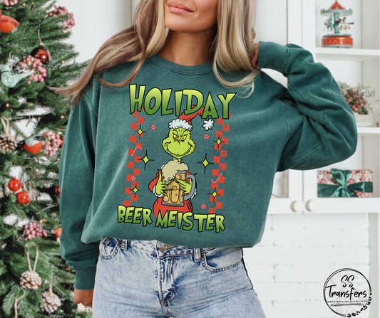 Holiday Beer Meister DTF Transfer