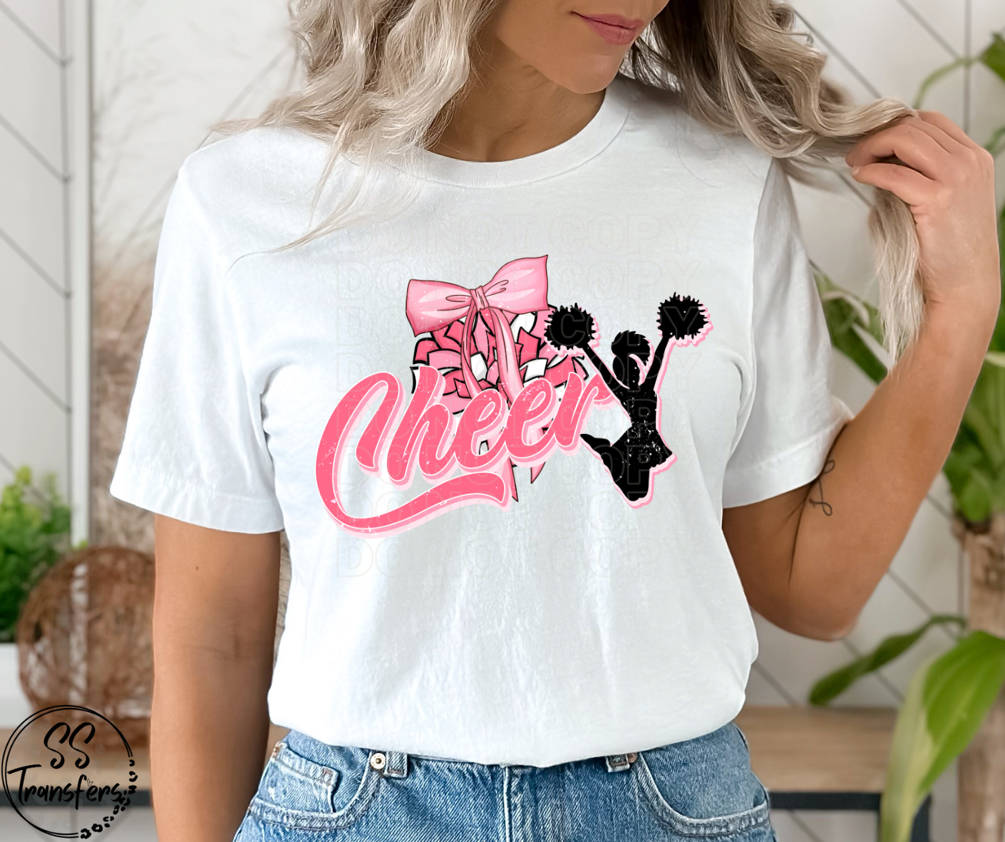 Pink Bow Sports (Multiple Options) DTF Transfer