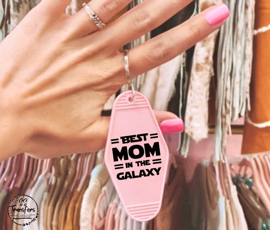 Best Mom UV Motel Keychain