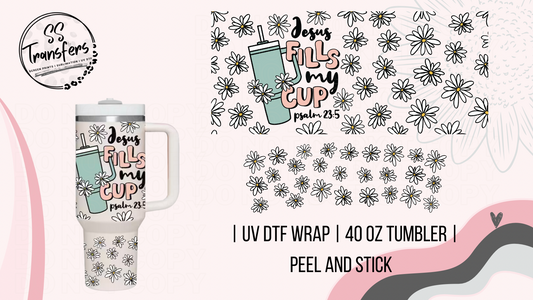 One Day At A Time - 40oz UV DTF Wrap – Eh Okay Transfers