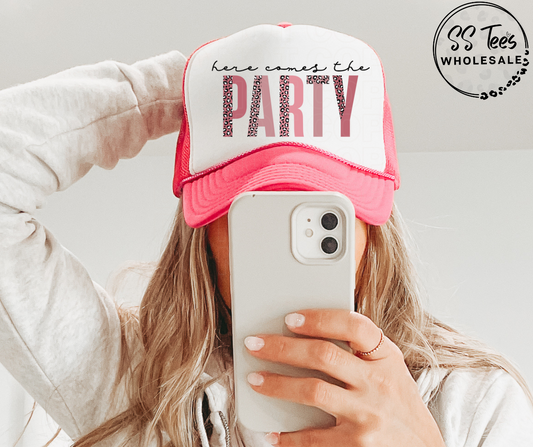 Here Comes the Party Hat DTF/Sub Transfer