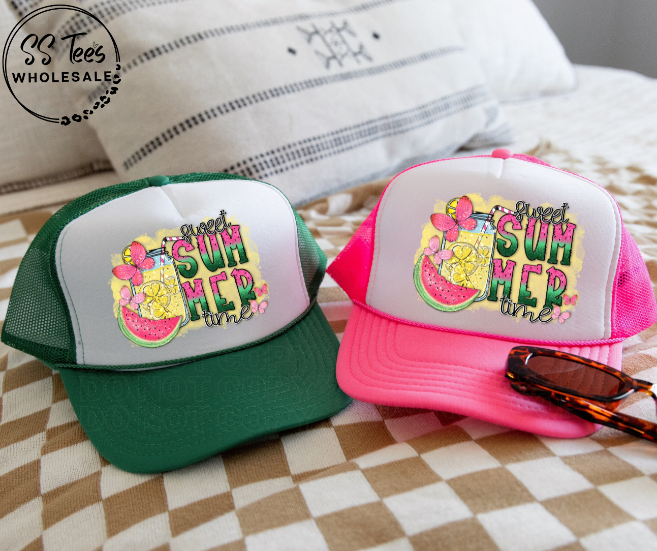 Sweet Summertime Hat DTF/Sub Transfer