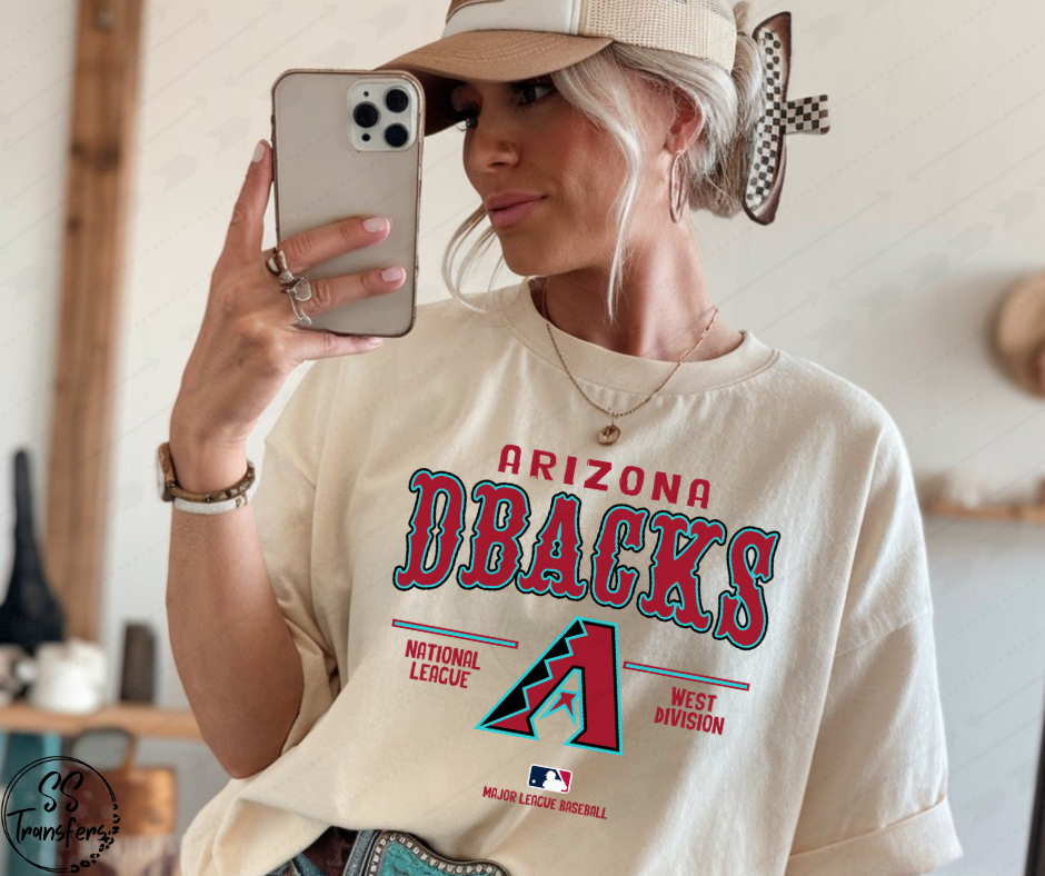 Pro Baseball Unisex (All Pro Teams Avail.) DTF Transfer