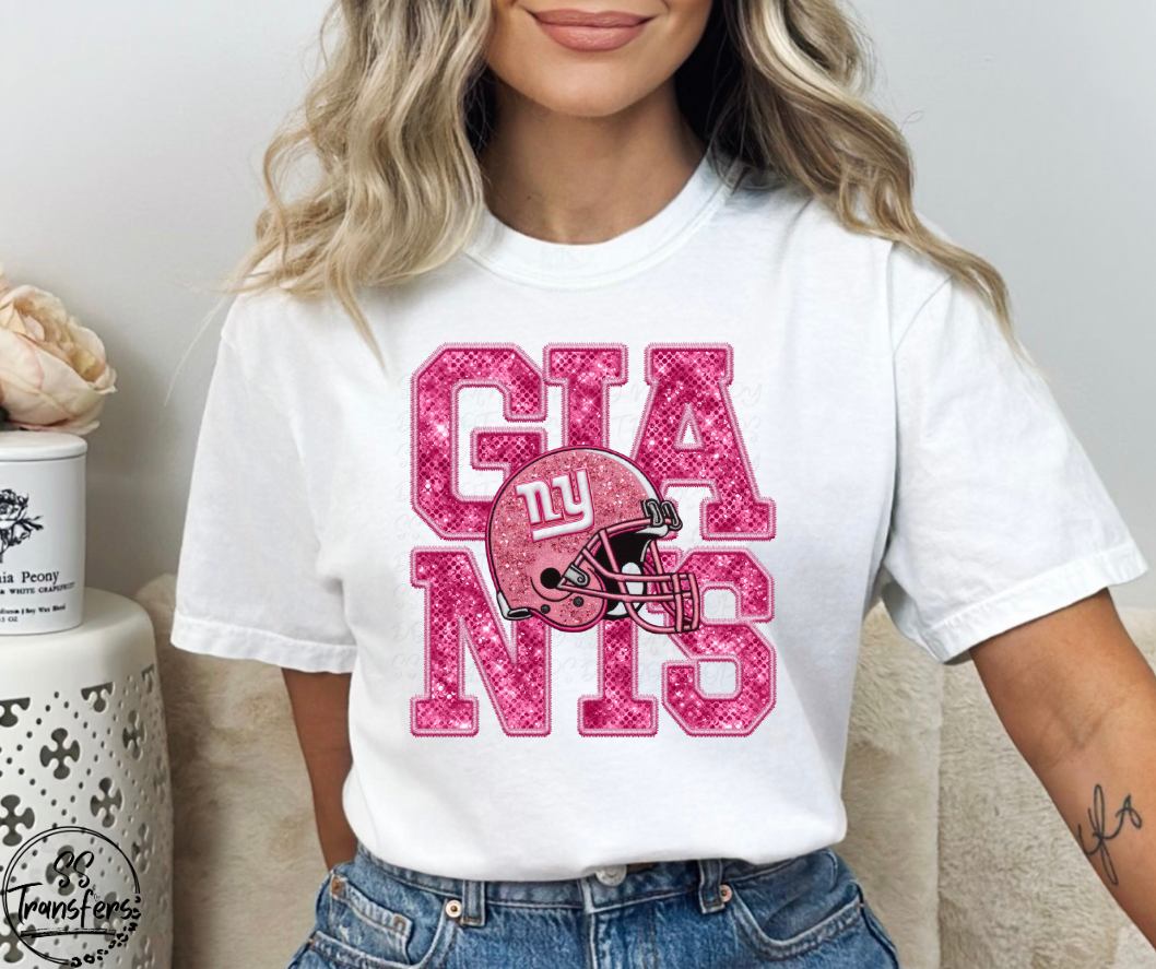 Pink Pro Teams (All Teams Avail) DTF Transfer