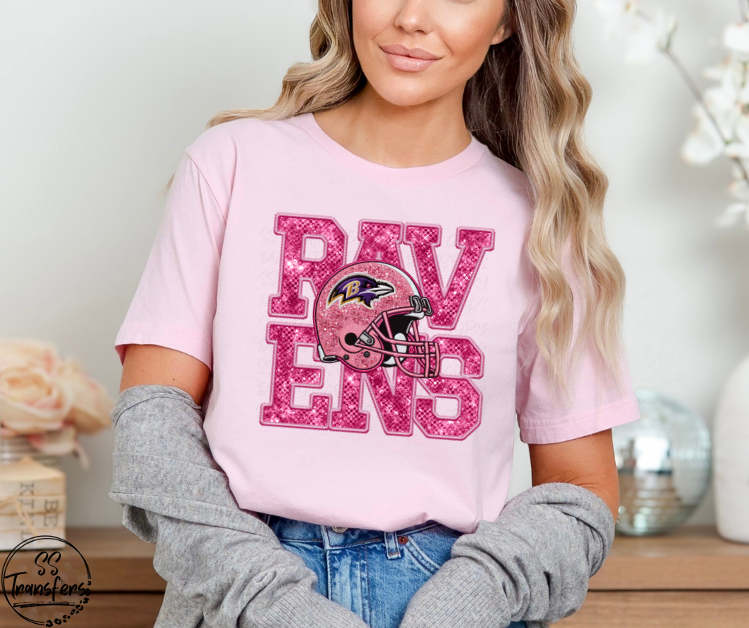 Pink Pro Teams (All Teams Avail) DTF Transfer