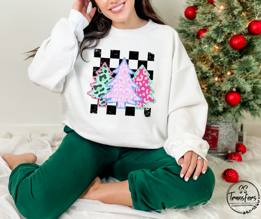 Leopard Trees DTF Transfer