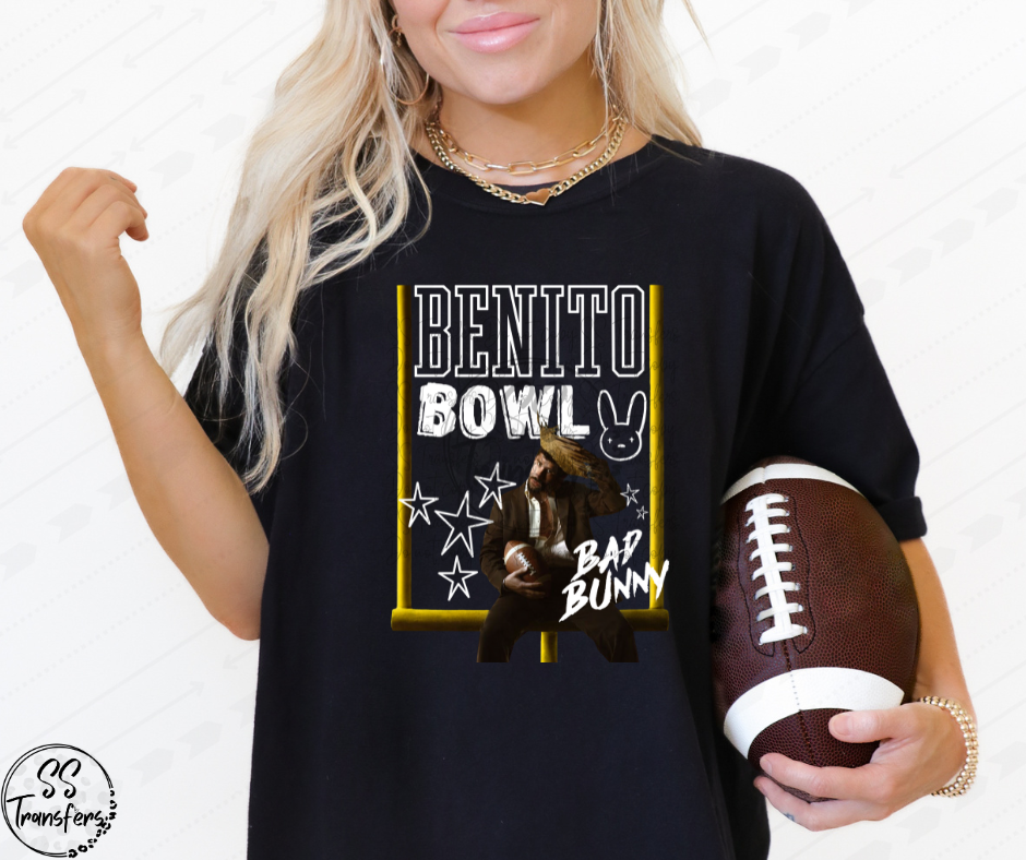 Benito Bowl Goal Post DTF Transfer
