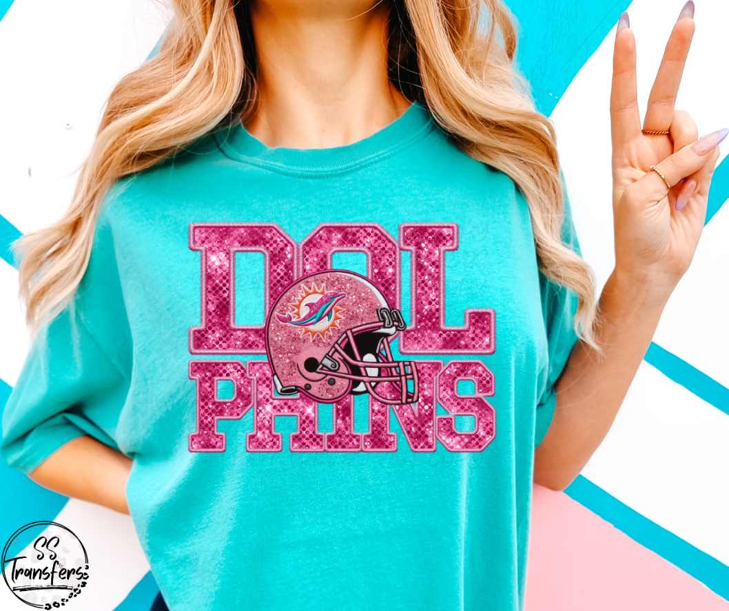 Pink Pro Teams (All Teams Avail) DTF Transfer