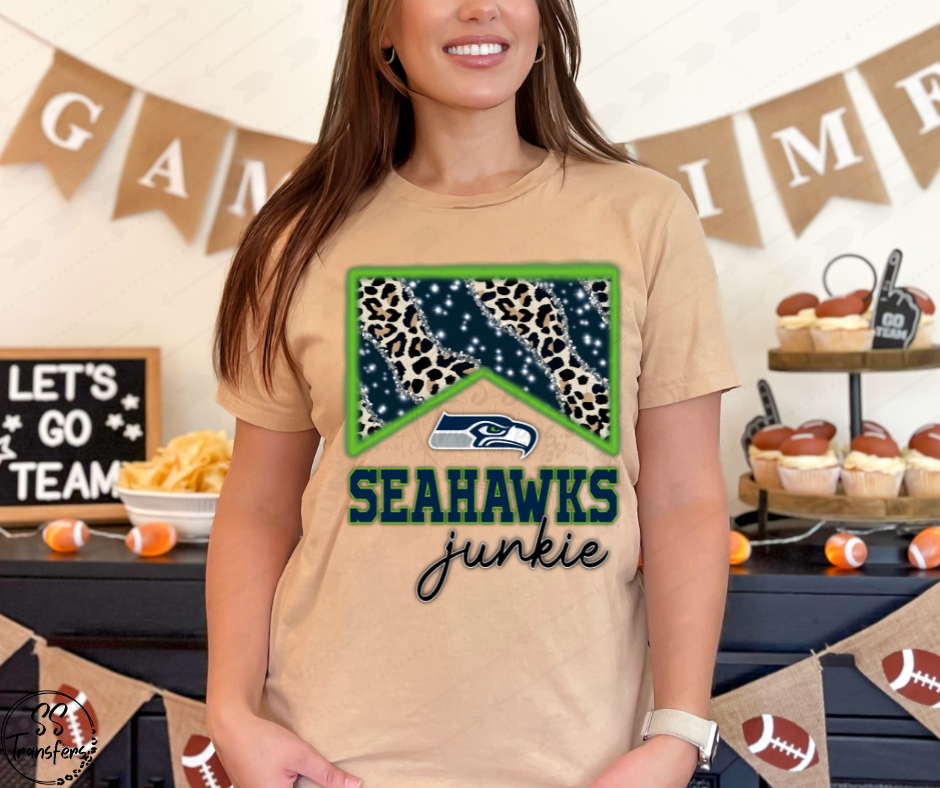 S Hawks Junkie DTF Transfer