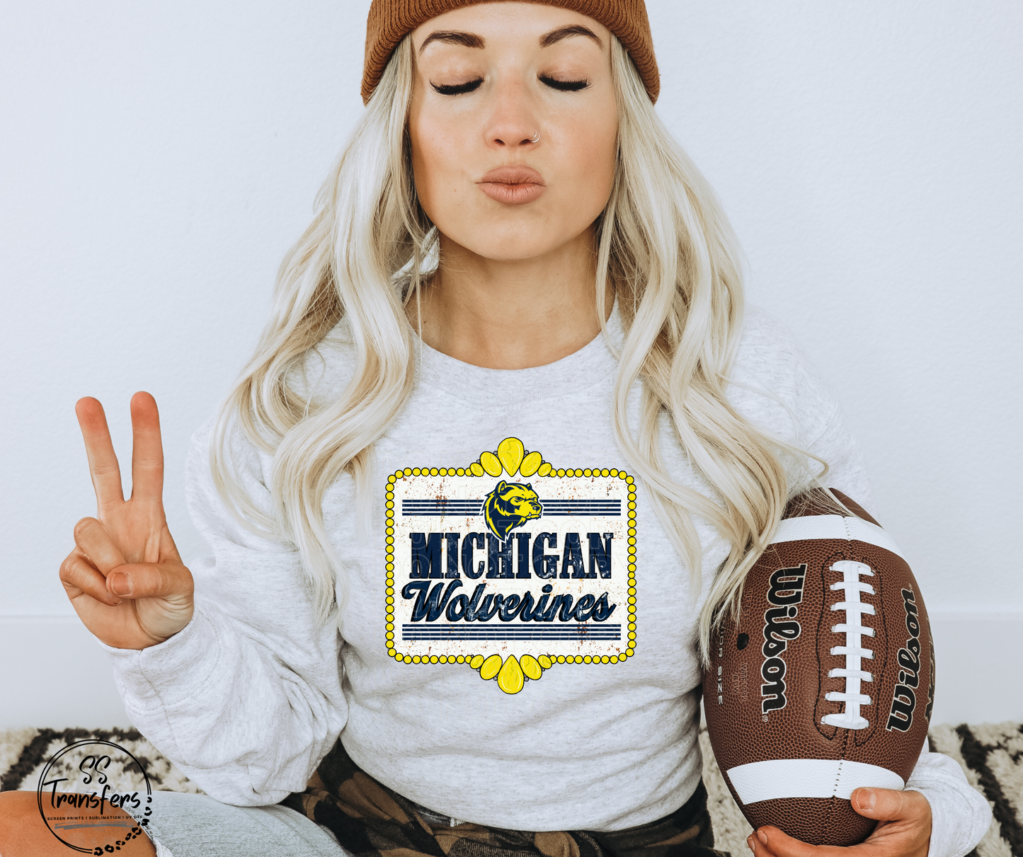 College Teams Western Flare DTF Transfer