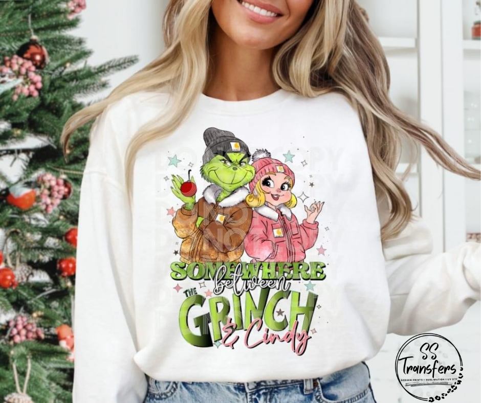 Somewhere Between The G & Cindy DTF Transfer