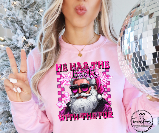 He Has The Boots With The Fur DTF Transfer