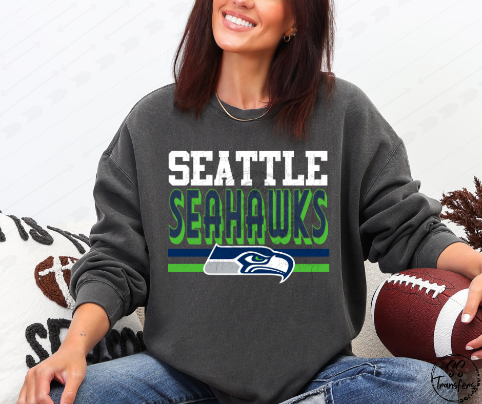 S Hawks Stripes DTF Transfer