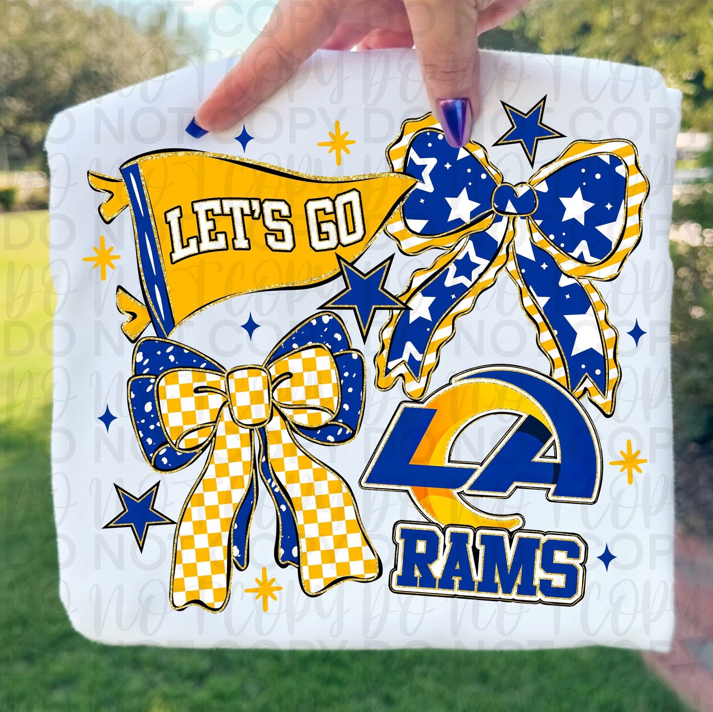 Let's Go Bows Pro (All Teams Avail.) DTF Transfer