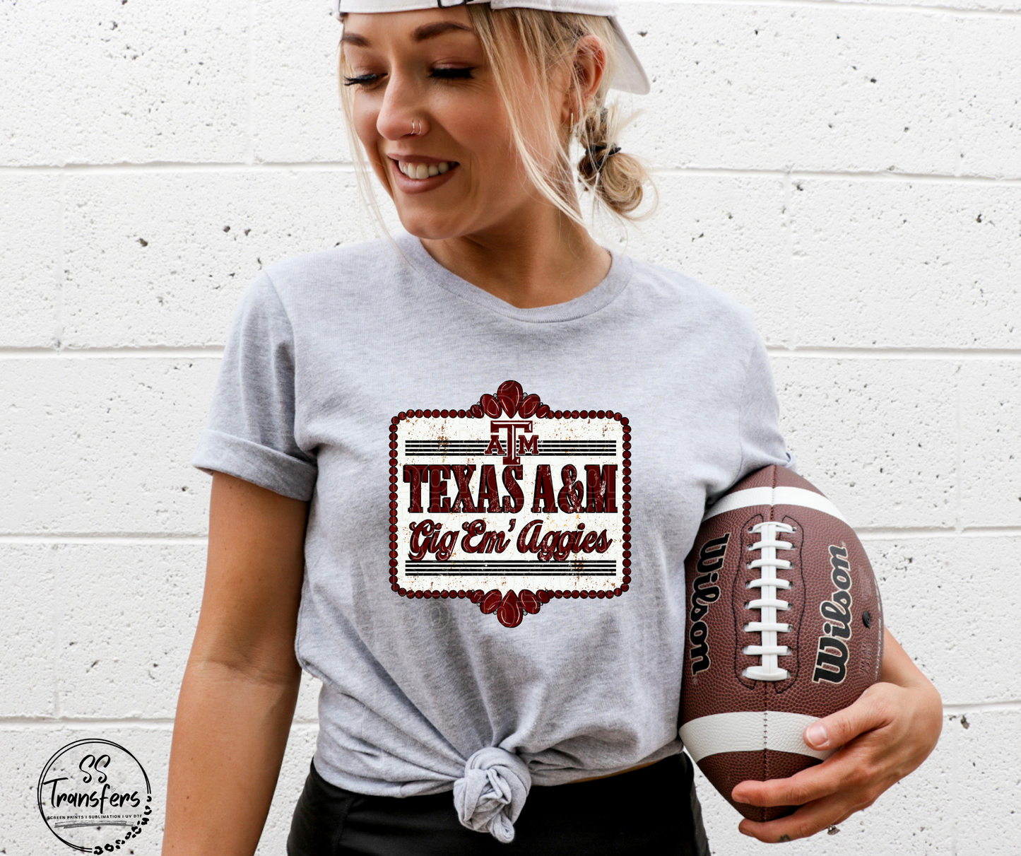 College Teams Western Flare DTF Transfer
