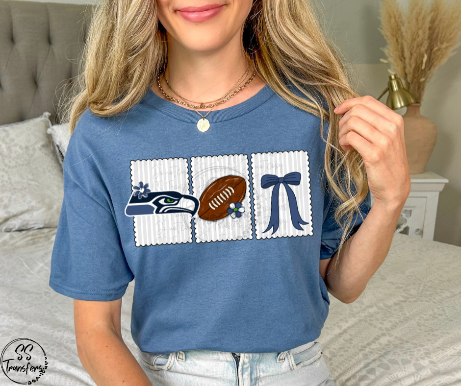 S Hawks Stamps DTF Transfer