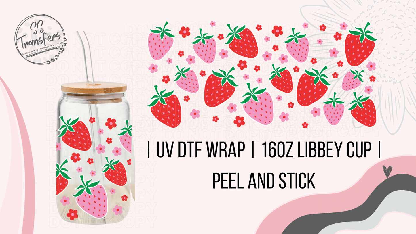 Strawberries Libbey UV Wrap