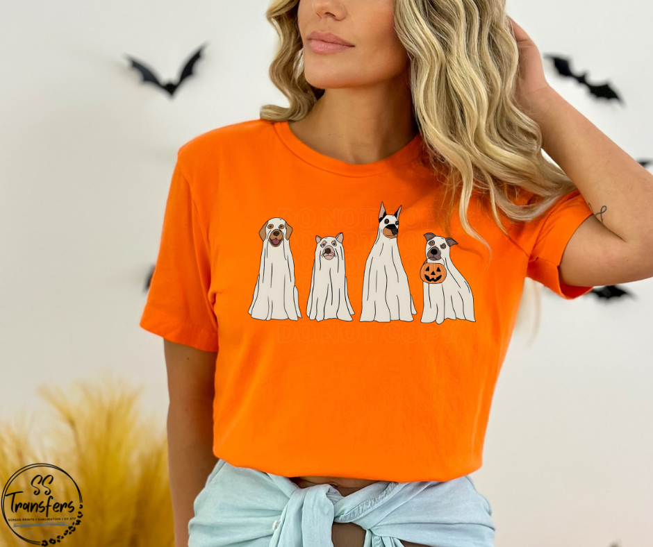 Trick or Treat Dogs DTF Transfer