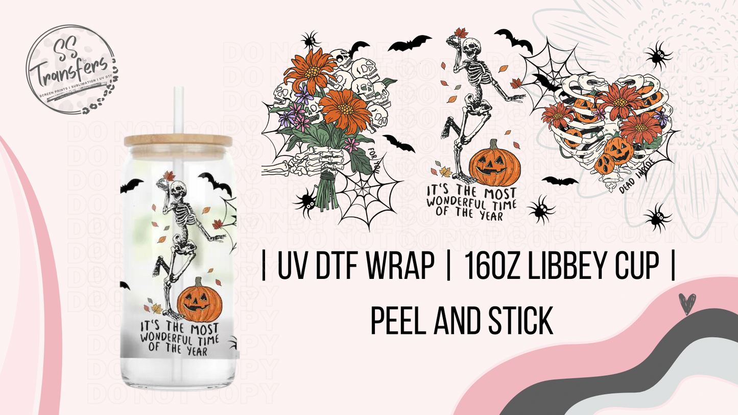 Skeleton Heart Libbey UV Wrap