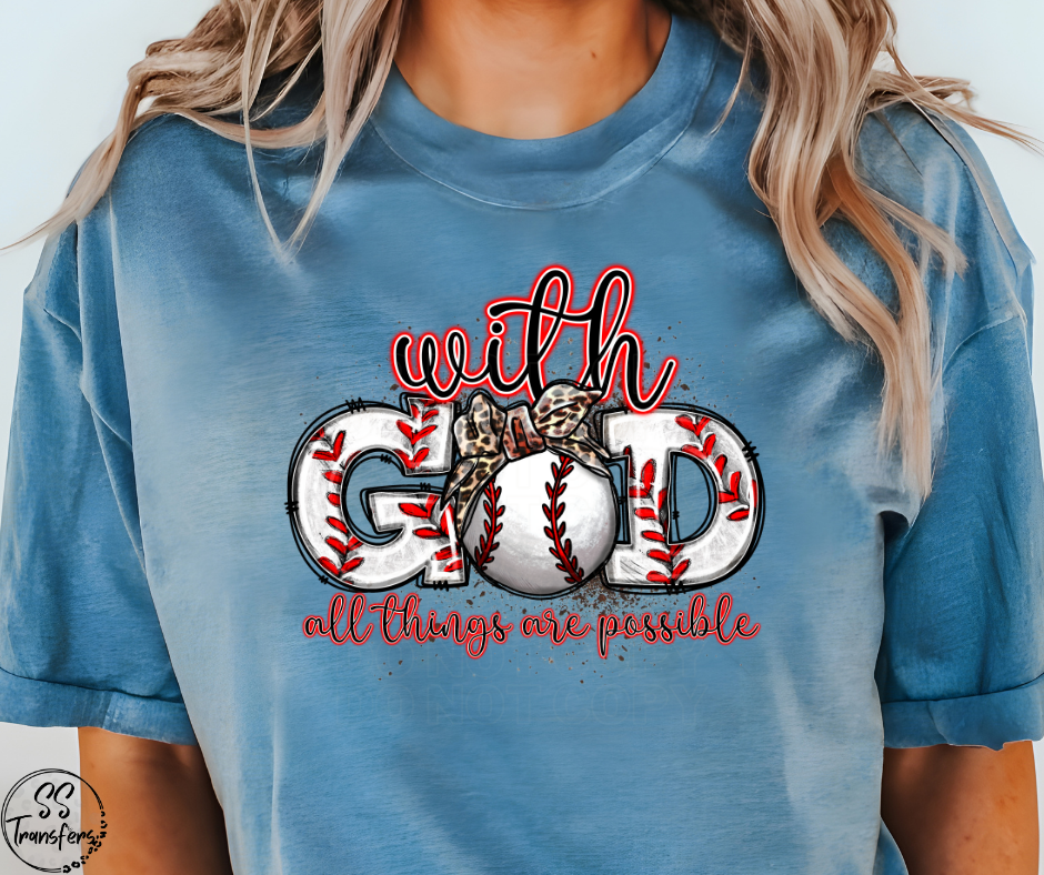 With God DTF Transfer