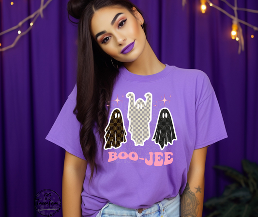 Boojee Checkered Ghosts DTF Transfer
