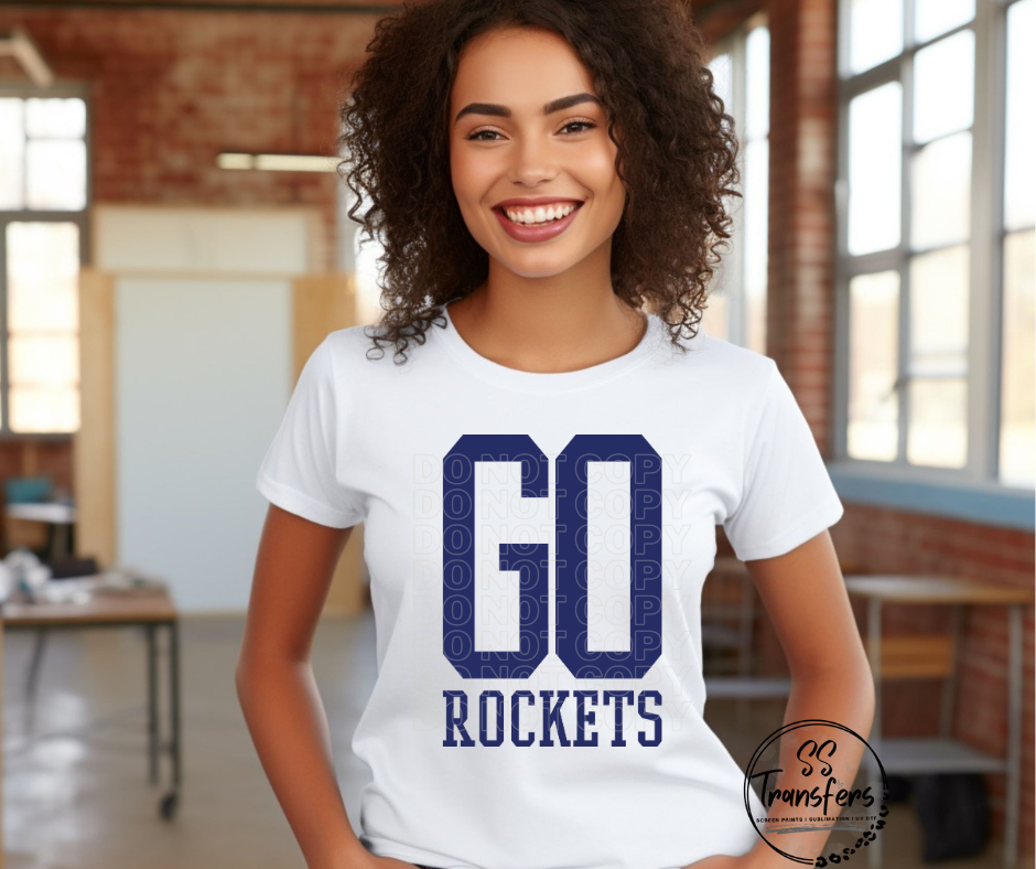 Go Rockets DTF Transfer – SS Transfers