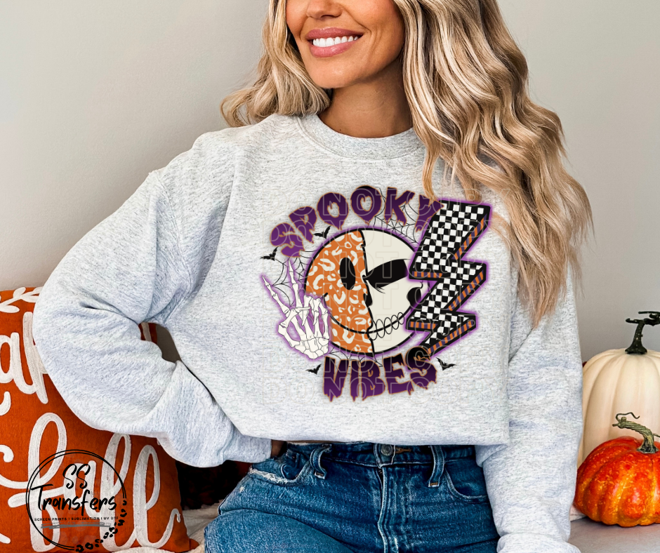 Spooky Vibes (Pocket Included) DTF Transfer