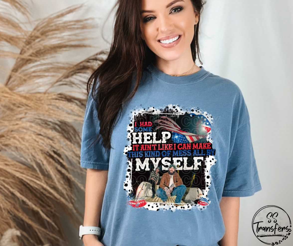 It Ain't Like I Can Make This Mess (Multiple Colors) DTF Transfer