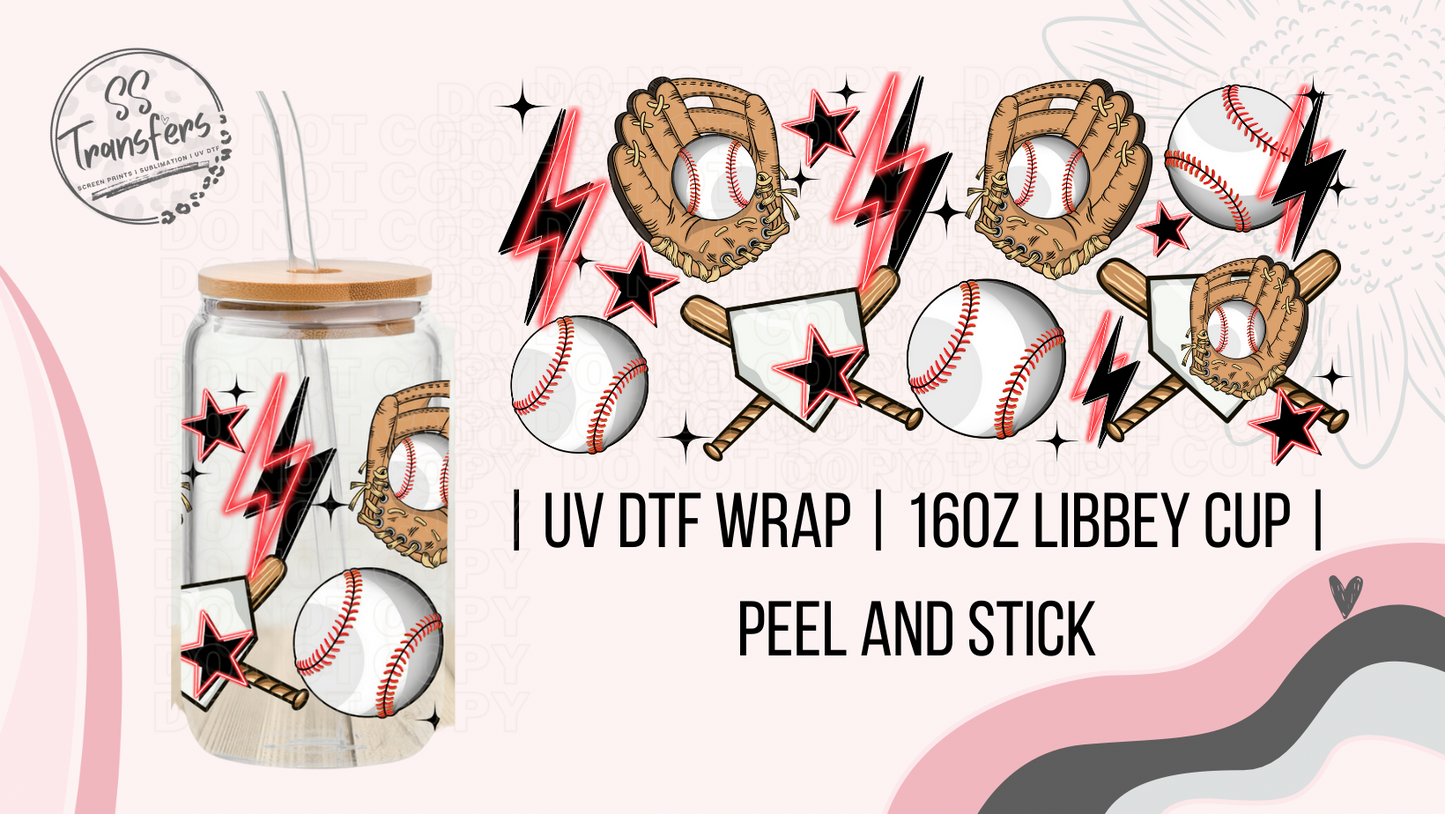 Baseball and Bolts Libbey UV Wrap